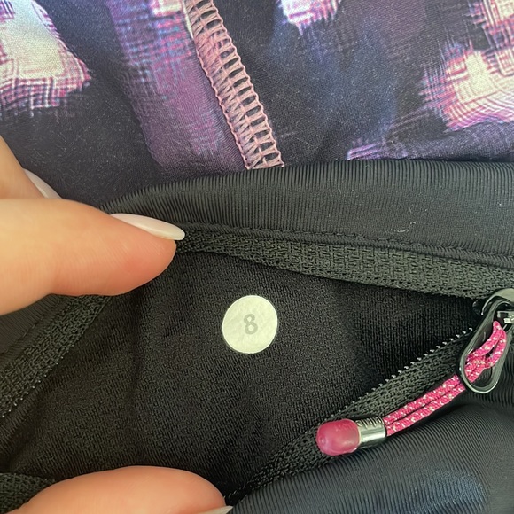 Lululemon size 8 multi colored speed ups - Picture 3 of 3